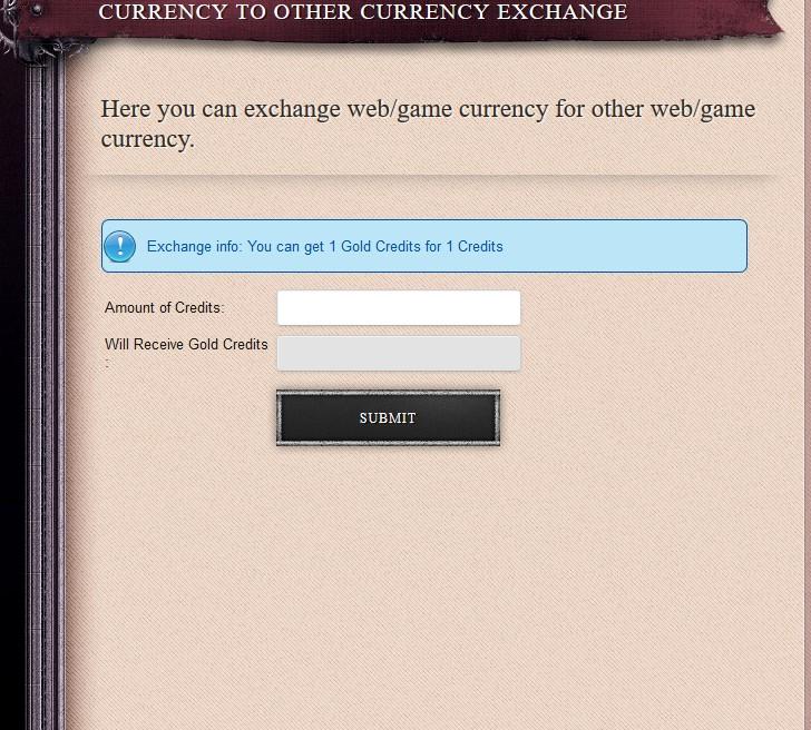 Exchange Web Currency